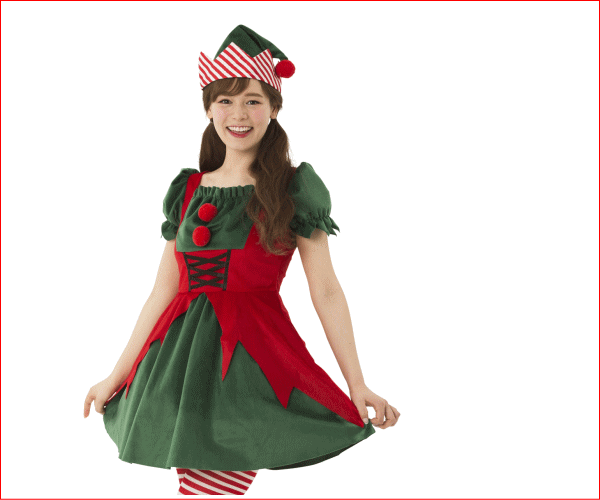レディ エルフトントゥガール エルフ クリスマス 仮装 衣装 コスプレ コスチューム サンタクロース パーティ の通販はau Pay マーケット ワールドショップ