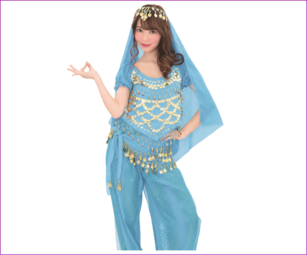 レディ ブルーアラビアン アラビア アラビア服 ダンス ダンス服 セクシー ガール 仮装 衣装 コスプレ の通販はau Pay マーケット ワールドショップ