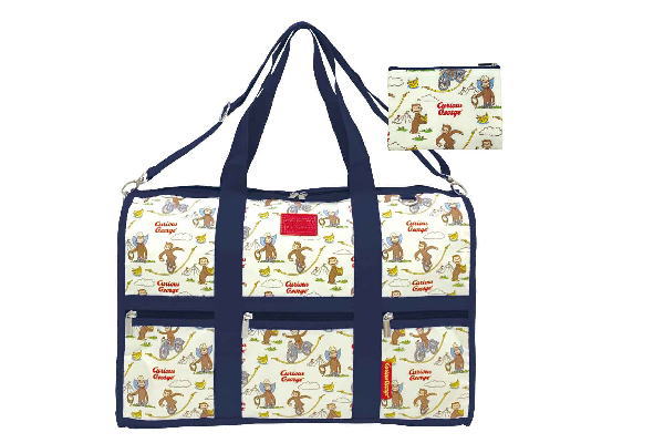 アイK-3131 【おさるのジョージ】トラベルボストンバッグ【L】【ひとまねこざる】【Curious George】【絵本】【アニメ】【キャラクター】【バッグ】【マザーズバッグ】【鞄】【かばん】【カバン】【旅行】【トラベル】【赤ちゃん】【ベビー】【雑貨】の通販は 5,451円