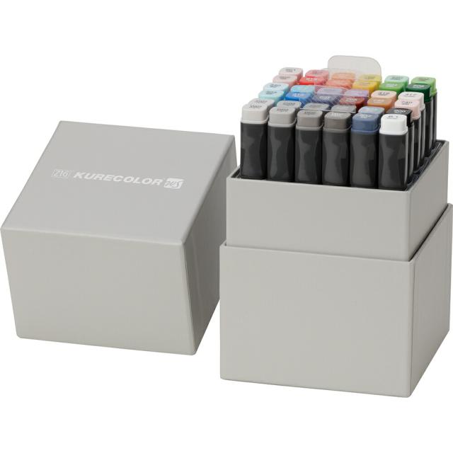 KC-3000N_36V 【呉竹 ZIG KURECOLOR TWIN WS 36色セット】カラーマーカー 【筆記用具】【マーカー】【筆記具】【文房具】【学校】【勉強】【雑貨】【グッズ】【かわいい】