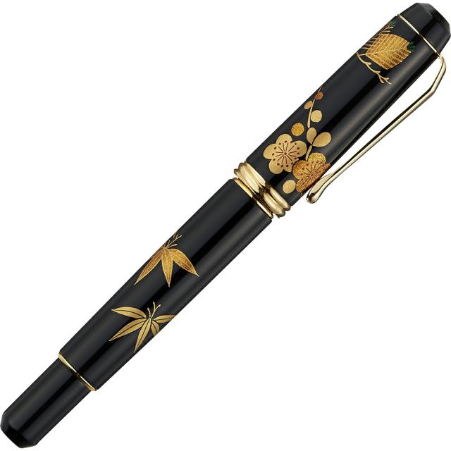 DBA140-11 【くれ竹万年筆 夢銀河 山中塗蒔絵】万年筆【万年筆】【ペン】【勉強】【文房具】【雑貨】【グッズ】
