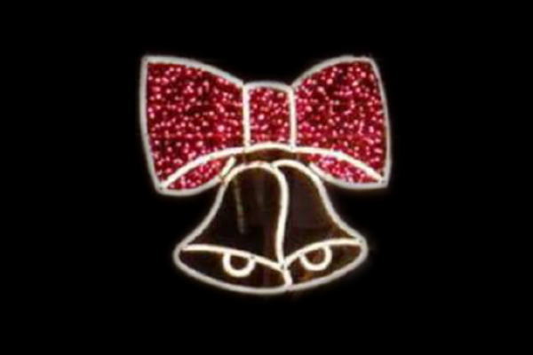 IDC-RLS207  【イルミネーション】クリスマスイルミネーション【レッド】【イエロー】【クリスマス】【ベル】【平面】【壁掛け】【輝き】【電飾】【LED】【モチーフ】【かわいい】の通販は