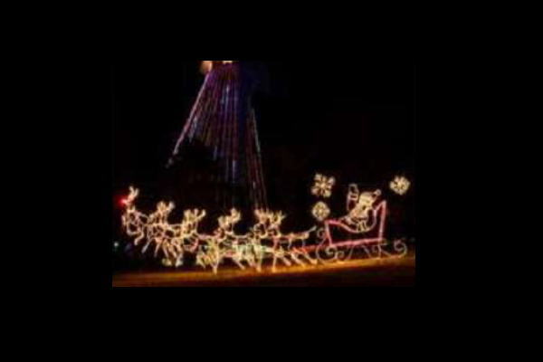 イルミネーション サンタ クリスマス ☆ LEDトナカイ•大サイズ