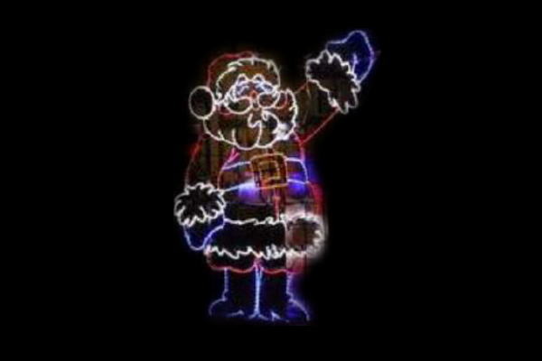 IDC-RLS294  【イルミネーション】クリスマスイルミネーション【レッド】【ホワイト】【サンタクロース】【クリスマス】【平面】【壁掛け】【輝き】【電飾】【LED】【モチーフ】【かわいい】の通販は