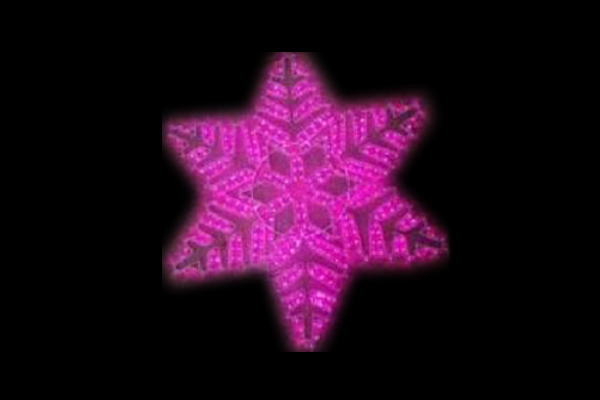 IDC-RLS318  【イルミネーション】結晶イルミネーション【ピンク】【雪】【結晶】【クリスマス】【平面】【壁掛け】【輝き】【電飾】【LED】【モチーフ】【かわいい】