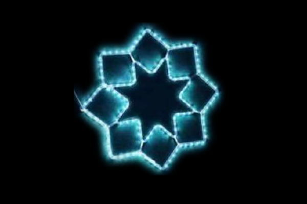 IDC-RLS348  【イルミネーション】結晶イルミネーション【ブルー】【雪】【結晶】【クリスマス】【平面】【壁掛け】【輝き】【電飾】【LED】【モチーフ】【かわいい】