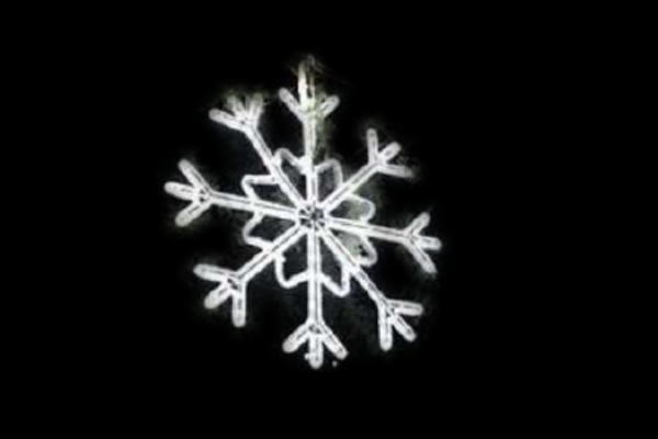 IDC-RLS350  【イルミネーション】結晶イルミネーション【ホワイト】【雪】【結晶】【クリスマス】【平面】【壁掛け】【輝き】【電飾】【LED】【モチーフ】【かわいい】