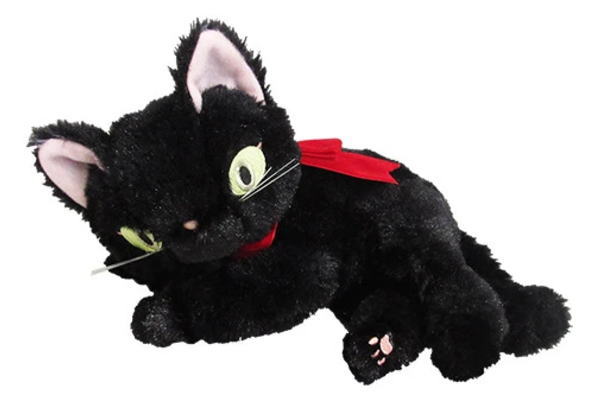 作家さん　ぬいぐるみ　ネコ　黒猫（緑の目・赤いリボン） 作家さん ぬいぐるみ ネコ 黒猫（緑の目・赤いリボン） ナイ 黒猫