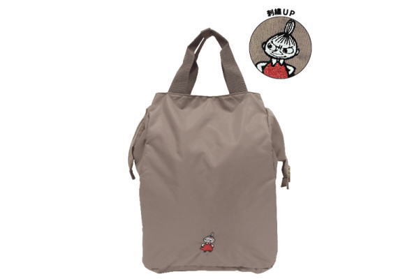 カミ210221　【ムーミン】【Moomin】収納上手ガバっとリュック【おしゃれリトルミイ】【アニメ】【絵本】【キャラクター】【バッグ】【鞄】【カバン】【バックパック】【お出かけ】【アウトドア】【雑貨】【グッズ】【かわいい】