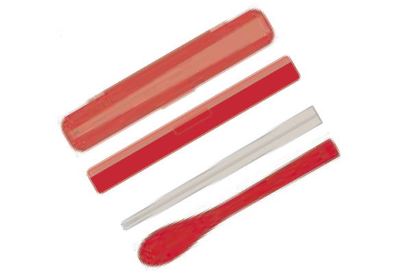 スケ633577 【送料無料】【オリジナル】抗菌音が鳴らないスリムコンビセット【チェリーレッド】【赤】【ネイチャーカラー】【箸】【スプーン】【箸入れ】【箸ケース】【コンビ】【遠足】【アウトドア】【雑貨】【グッズ】【かわいい】