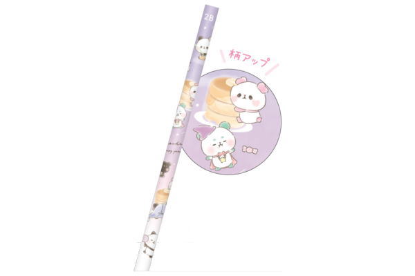 カミ215623 【日本製】【もちもちぱんだ】鉛筆【2B】【ハロウィン