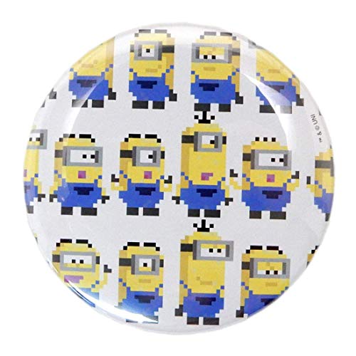 スモMNTB391　【ミニオンズ】【MINIONS】缶バッジ【整列】【8bit】【ミニオン】【ユニバーサル】【アニメ】【映画】【缶バッチ】【バッチ】【カンバッジ】【カンバッチ】【雑貨】【グッズ】【かわいい】
