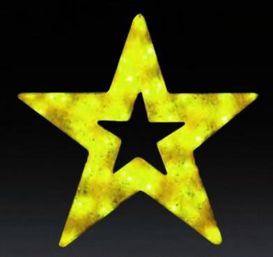 アミACR-PS-YL 【大型商品】【イルミネーション】プレーンスター【大】【イエロー】【黄色】【星】【LEDクリスタルグロー】【ライト】【光】【電飾】【装飾】【飾り】【モチーフ】【オブジェ】【パーティー】【イベント】【クリスマス】【雑貨】【グッズ】【かの通販は 9,781円