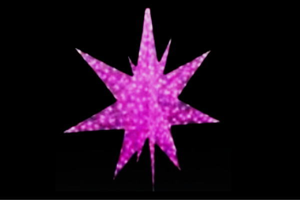 アミAGLA-PM4 【大型商品】【イルミネーション】セパレーツギャラクシー4枚羽【中】【ピンク】【LEDクリスタルグロー】【ライト】【光】【電飾】【装飾】【飾り】【モチーフ】【オブジェ】【パーティー】【イベント】【クリスマス】【雑貨】【グッズ】【かわい