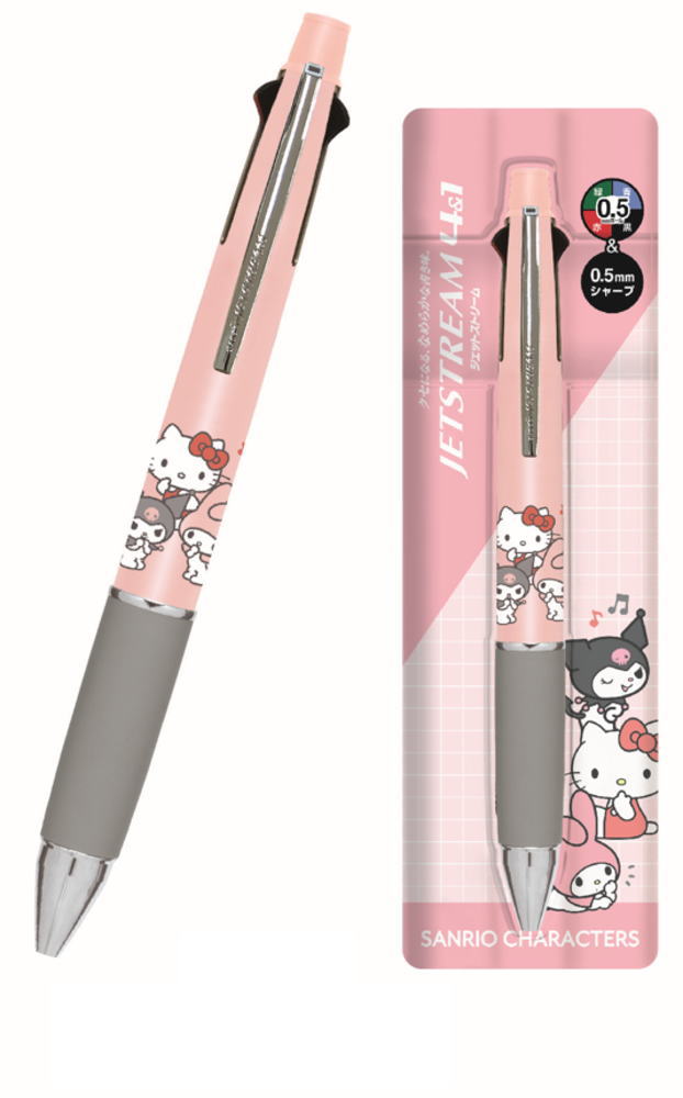 サンリオ ハローキティ フラワー ボールペン 花がひらく 3本セット