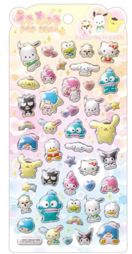 サンリオ うるちゅるポップシール ボンボンドロップシール まとめ売り