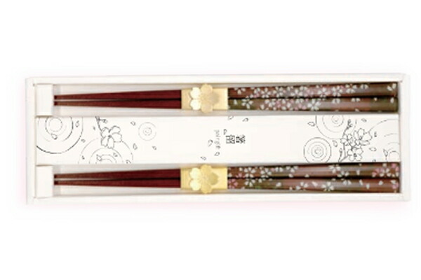 オオHP48-A004  【Ripple】【リップル】箸留ペアギフトセット【芝桜】【花柄】【お箸】【はし】【食事】【食器】【キッチン】【プレゼント】【お祝い】【雑貨】【グッズ】【かわいい】の通販は