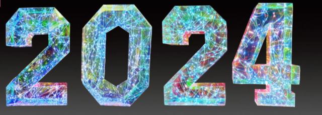 アミADS-2024　【イルミネーション】LEDドリームシャイン2024【数字】【ナンバー】【カラフル】【モチーフ】【きれい】【美しい】【光】【冬】【カウンドダウン】【クリスマス】【ツリー】【飾り】【エコ】【電飾】【LED】【野外】【屋外】【雑貨】【グッ