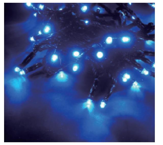 コロM100B　【イルミネーション】ニュースタンダードライト100球【ブルー】【青】【ブラックコード】【きれい】【美しい】【光】【冬】【クリスマス】【ツリー】【パーティー】【イベント】【飾り】【エコ】【電飾】【LED】【野外】【屋外】【雑貨】【グッズ】【の通販は