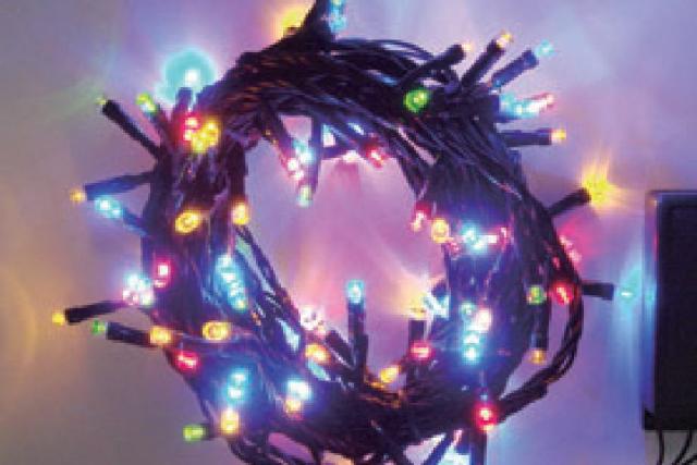 コロSHG100MIX　【イルミネーション】室内用ストレートライトアダプター付LED100球【4色ミックス】【グリーンコード】【きれい】【美しい】【光】【冬】【クリスマス】【パーティー】【イベント】【飾り】【エコ】【電飾】【野外】【屋外】【雑貨】【グッズ