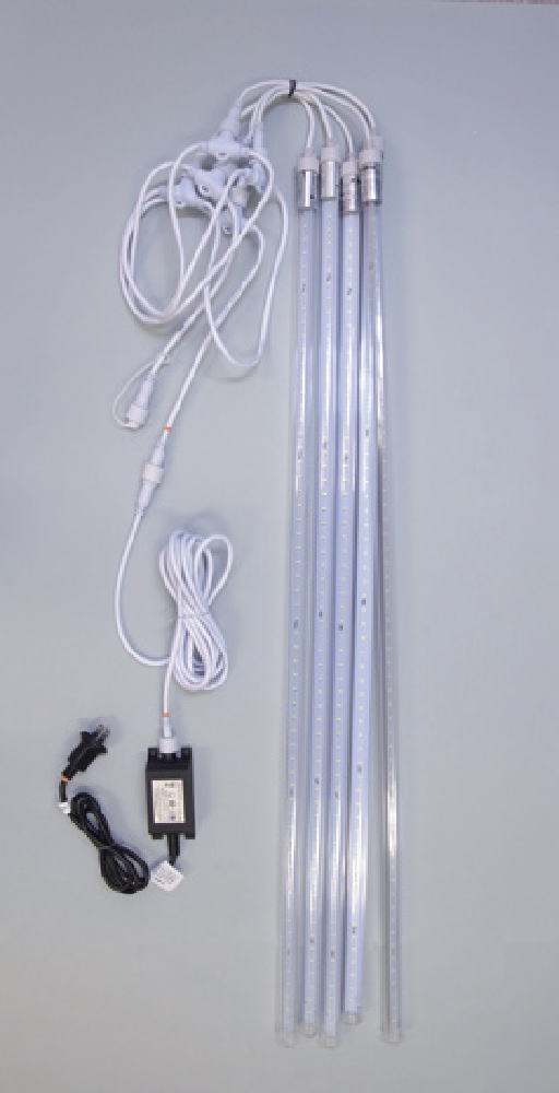 コロDRL100W2　【イルミネーション】ドロップライト100cm【ホワイト】【白】【ホワイトコード】【きれい】【美しい】【光】【冬】【クリスマス】【パーティー】【イベント】【飾り】【エコ】【電飾】【野外】【屋外】【雑貨】【グッズ】【かわいい】_1