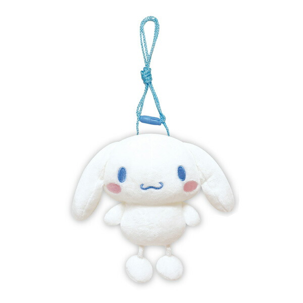 ケイSAA-NNP-CN　【サンリオキャラクターズ】【足ぶらシリーズ】ぬいぐるみネックポーチ【シナモロール】【シナモン】【ポシェット】【ポーチ】【ケース】【小物入れ】【収納】【ぬいぐるみ】【人形】【ドール】【雑貨】【グッズ】【かわいい】