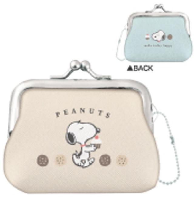 ディズニー スヌーピーがま口財布小銭入れ クラ126472【送料無料
