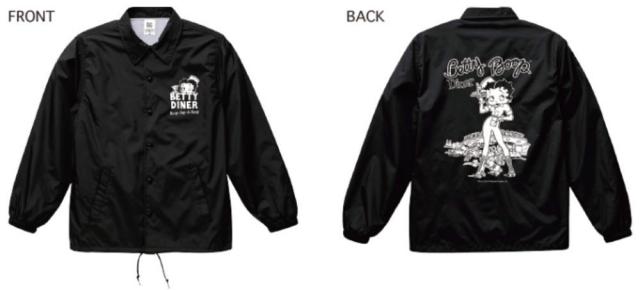 ショ159627  【送料無料】【アメリカン雑貨】【BettyBoop】【ベティ・ブープ】ナイロンコーチジャケット【L】【DINER】【USA】【アメキャラ】【服】【ジャケット】【アウター】【男女兼用】【レディース】【メンズ】【雑貨】【グッズ】【かわいい