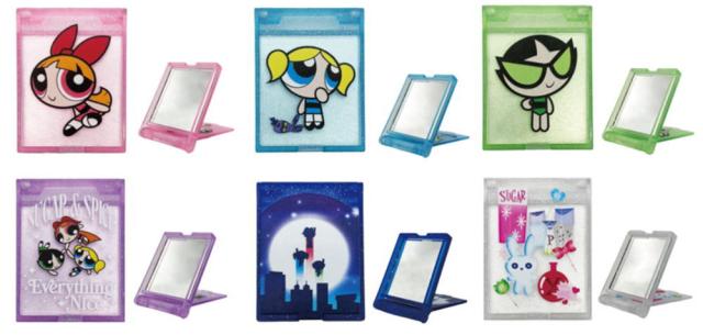 エス17770 【送料無料】【セット商品】【12個入り】【パワーパフガールズ】シークレットミニミラー【パワパフ】【アメキャラ】【アニメ】【鏡】【コンパクト】【折りたたみ】【コスメ】【化粧】【メイク】【雑貨】【グッズ】【かわいい】【TE】