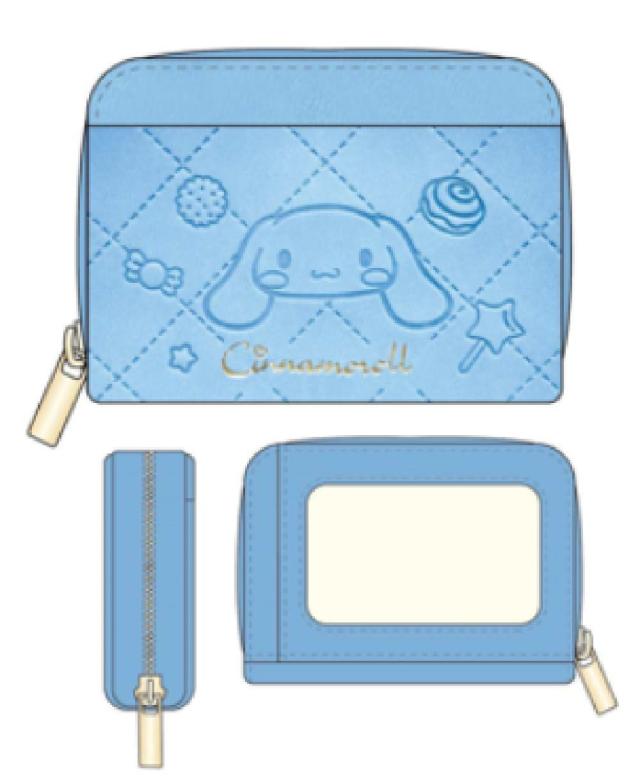 ケイSAC-COS-CN 【送料無料】【サンリオキャラクターズ】型押し財布【シナモロール】【シナモン】【さいふ】【サイフ】【ウォレット】【折りたたみ】【コンパクト】【子供】【キッズ】【レディース】【女性】【雑貨】【グッズ】【かわいい】
