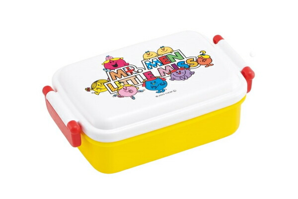 スケ690785 【日本製】【MR.MEN LITTLE MISS】抗菌食洗機ふわっとフタタイトランチボックス角型【キャラクター】【弁当箱】【遠足】【お出かけ】【アウトドア】【子供】【キッズ】【雑貨】【グッズ】【かわいい】