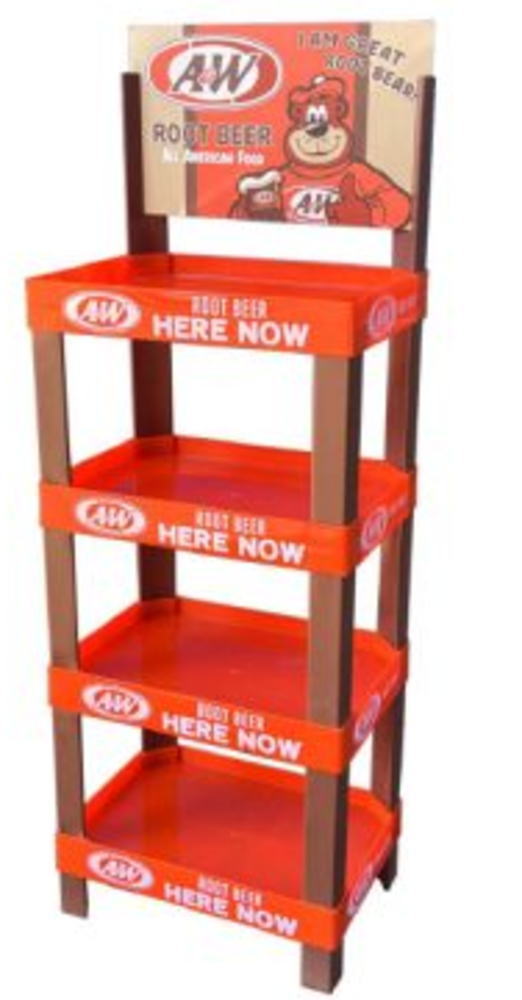 ショORBR 【アメリカン雑貨】ストアディスプレイ【オレンジ×ブラウン】【茶】【アメリカ】【USA】【アメキャラ】【ディスプレイ】【棚】【ラック】【収納】【キッチン】【お店】【部屋】【玄関】【インテリア】【雑貨】【グッズ】【かわいい】