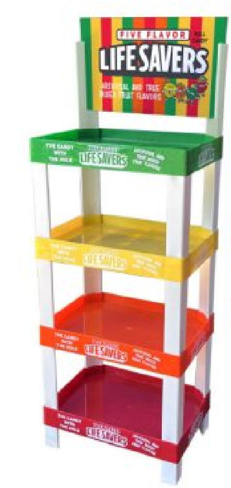 ショ4CWH 【アメリカン雑貨】ストアディスプレイ【4C×ホワイト】【カラフル】【白】【アメリカ】【USA】【アメキャラ】【ディスプレイ】【棚】【ラック】【収納】【キッチン】【お店】【部屋】【玄関】【インテリア】【雑貨】【グッズ】【かわいい】