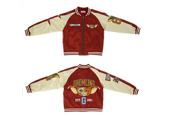 マル4105110000【送料無料】　グレムリン　スカジャン3L　ビッグイヤー　映画　アウター　ジャンパー　服　メンズ　男性　ファッション　雑貨　グッズ　かわいい　TE