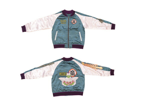 マル4005013600ドラゴンボールZ　スカジャン3L　ピッコロ　漫画　アニメ　映画　アウター　ジャンパー　服　メンズ　男性　ファッション　雑貨　グッズ　かわいい