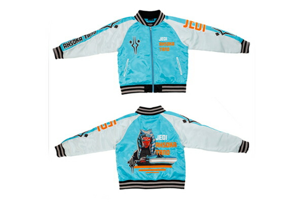 マル2535039500【送料無料】　STAR WARS　スター・ウォーズ　スカジャン3L　アソーカ・タノ　マンダロリアン　映画　アウター　ジャンパー　服　メンズ　男性　ファッション　雑貨　グッズ　かわいい　TE