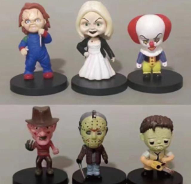 レオセットGhost 【24個セット】　【セット】　【セット商品】　アメリカン雑貨　ゴーストPVCフィギュアセット映画　ホラー　殺人鬼　アニメ　USA　アメキャラ　フィギュア　人形　ドール　マスコット　おもちゃ　インテリア　雑貨　グッズ　かわいい