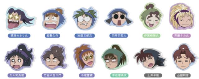 忍たま乱太郎 アクリルマグネット みんなであっぷっぷの段 5年生 忍たま乱太郎 トレーディングアクリルマグネット-みんなであっぷっぷの