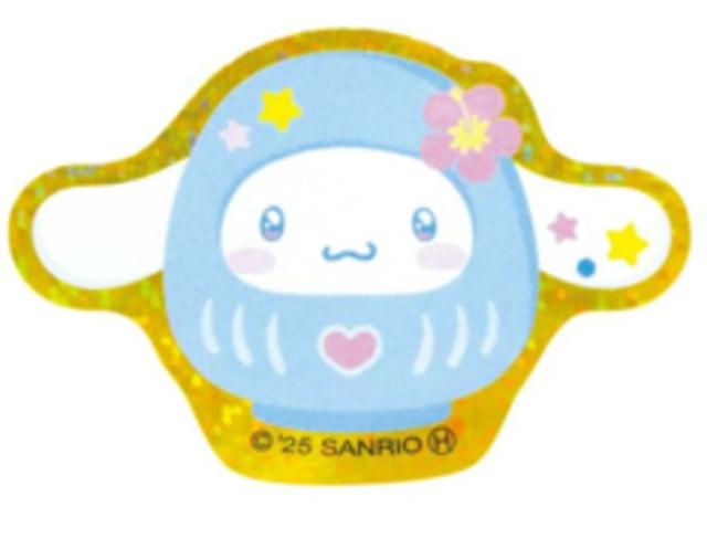 ケイSADA-ST-CN 【送料無料】　【10枚セット】　【セット】　【セット商品】　【日本製】　サンリオキャラクターズ　だるまシリーズ　ステッカーシナモロール　シール　文房具　雑貨　グッズ　かわいい