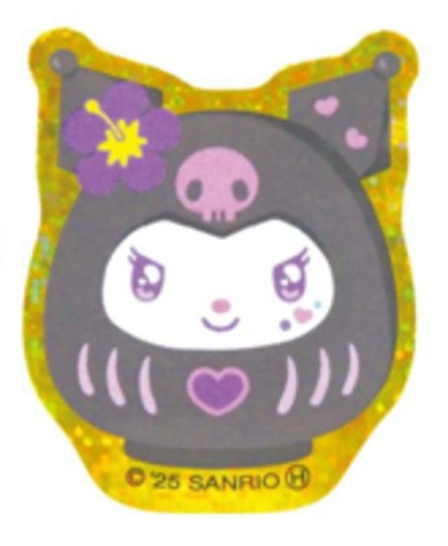 ケイSADA-ST-KU 【送料無料】　【10枚セット】　【セット】　【セット商品】　【日本製】　サンリオキャラクターズ　だるまシリーズ　ステッカークロミ　シール　文房具　雑貨　グッズ　かわいい