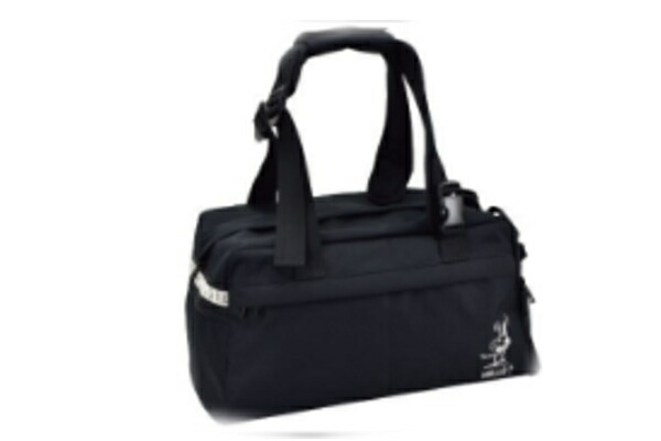 マリSPZ-4084 スヌーピー　SNOOPY　ボストンリュックブラック　黒　トラベル　ピーナッツ　ウッドストック　すぬーぴー　アニメ　キャラクター　かばん　カバン　鞄　バッグ　収納　お出かけ　アウトドア　旅行　雑貨　グッズ　かわいい