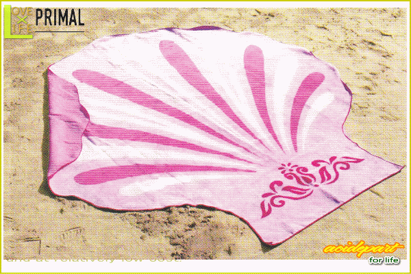オリジナル ダイカットビーチタオル オーシャンシェルピンク 貝殻 海水浴 海 プール レジャー ブランケット の通販はau Pay マーケット ワールドショップ