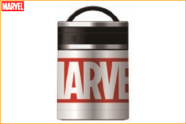 マーベルキャラクター 超軽量コンパクト保温保冷デリカポット Marvel