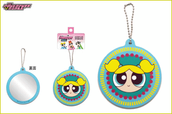 パワーパフガールズ】アクリルミラー【SHE`S CRAFTY】【バブルス