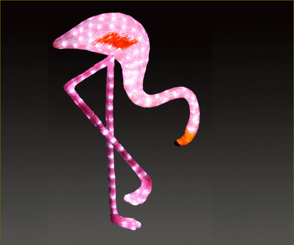 【イルミネーション】【大型商品】フラミンゴ【ピンク】【B】【鳥】【湖】【トリ】【輝き】【デザイン】【LED】【置物】【アニマル】【動物】【電飾】【モチーフ】【クリスマス】【クリスタル】【かわいい】の通販は