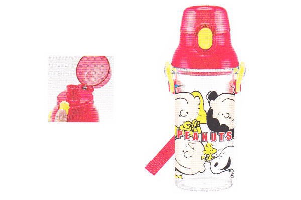 Snoopy スヌーピー 直飲みプラワンタッチボトル フレンズ ピーナッツ グッズ キャラクター ボトル 水筒 すい の通販はau Pay マーケット ワールドショップ