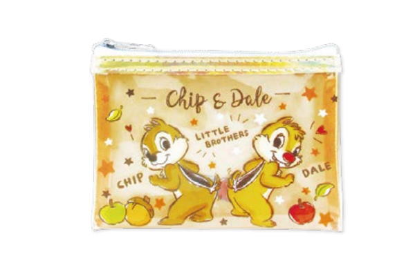 ディズニーキャラクター クリアポーチ S チップとデール チップ デール ディズニー 文房具 学校 勉強 筆箱の通販はau Pay マーケット ワールドショップ