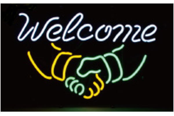 【アメリカン雑貨】ネオンサイン【WELCOME】【ネオンチューブ】【ネオンライト】【電飾】【看板】【アメリカ雑貨】【ライト】【ブリキ看板】【インテリア】【店舗】【USA】【ガレージ】【カフェ】【かわいい】【おしゃれ】