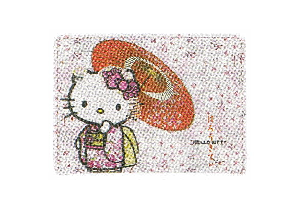 ハローキティ 二つ折りパスケース 桜和傘 和柄 和風 Kitty キティ キティちゃん サンリオ カードケース Icの通販はau Pay マーケット ワールドショップ