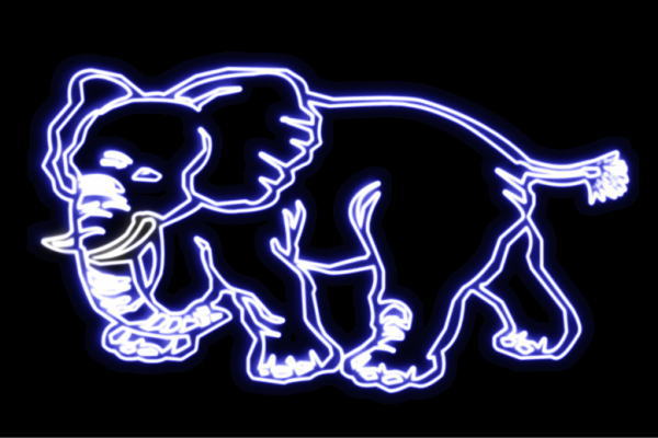 【ネオン】象【ぞう】【ゾウ】【エレファント】【アニマル】【動物】【ネオンライト】【電飾】【LED】【ライト】【サイン】【neon】【看板】【イルミネーション】【インテリア】【店舗】【ネオンサイン】【アメリカン雑貨】【かわいい】【おしゃれ】の通販は